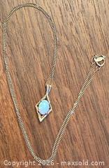 MaxSold Auction: 14 Kt Yellow Opal Pendant Necklace - Ottawa (Ontario, Canada) PARTNER MANAGED Downsizing Online Auction - Fallowfield Road