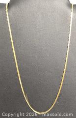 MaxSold Auction: 14K Yellow Gold - Herringbone Necklace - Ottawa (Ontario, Canada) PARTNER MANAGED Downsizing Online Auction - Fallowfield Road