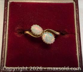 MaxSold Auction: 18 Kt Yellow Gold Opal Toi et Moi Bypass Ring - Ottawa (Ontario, Canada) PARTNER MANAGED Downsizing Online Auction - Fallowfield Road