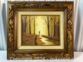 MaxSold Auction: Albert LeGrand Solitary Walker Oil on Canvas Landscape in Carved Frame - Ottawa (Ontario, Canada) PARTNER MANAGED Downsizing Online Auction - Fallowfield Road