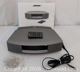 MaxSold Auction: Bose Wave Music System Compact Tabletop Music System, Gray/Silver - Ottawa (Ontario, Canada) PARTNER MANAGED Downsizing Online Auction - Fallowfield Road