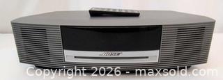 MaxSold Auction: Bose Wave Music System Compact Tabletop Music System, Gray/Silver - Ottawa (Ontario, Canada) PARTNER MANAGED Downsizing Online Auction - Fallowfield Road