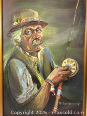 MaxSold Auction: Original Oil Portrait of Fisherman Signed M. Brestrowsky - Ottawa (Ontario, Canada) PARTNER MANAGED Downsizing Online Auction - Fallowfield Road