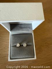 MaxSold Auction: 10k Gold solitaire earrings  - Russell (Ontario, Canada) SELLER MANAGED Downsizing Online Auction -  Moonlight Drive