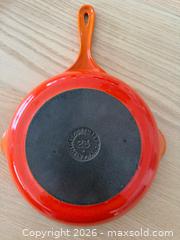 MaxSold Auction: Le Creuset size 23 cast iron skillet - Russell (Ontario, Canada) SELLER MANAGED Downsizing Online Auction -  Moonlight Drive