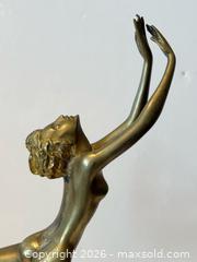 MaxSold Auction: Art Deco Bronze Nude Dancer Sculpture on Marble Base 1 of 2  - East York (Ontario, Canada) PARTNER MANAGED Estate Sale Online Auction -  Forest Hill