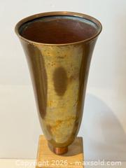 MaxSold Auction: Art Deco Copper + Limed Oak Torchiere Accent Lamps  - East York (Ontario, Canada) PARTNER MANAGED Estate Sale Online Auction -  Forest Hill
