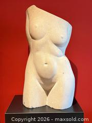 MaxSold Auction: Carved Stone Nude Torso Sculpture  - East York (Ontario, Canada) PARTNER MANAGED Estate Sale Online Auction -  Forest Hill