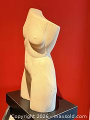 MaxSold Auction: Carved Stone Nude Torso Sculpture  - East York (Ontario, Canada) PARTNER MANAGED Estate Sale Online Auction -  Forest Hill