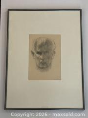 MaxSold Auction: Gerhard Marcks Signed Graphite Drawing on Paper Drawing of a Man  - East York (Ontario, Canada) PARTNER MANAGED Estate Sale Online Auction -  Forest Hill