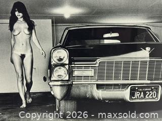 MaxSold Auction: Helmut Newton "Hollywood 1976 Cadillac in Garage" 1976 Female Nude Print - East York (Ontario, Canada) PARTNER MANAGED Estate Sale Online Auction -  Forest Hill