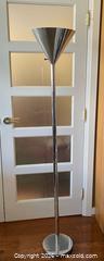 MaxSold Auction: Minimalist Polished Chrome Torchiere Floor Lamp - East York (Ontario, Canada) PARTNER MANAGED Estate Sale Online Auction -  Forest Hill