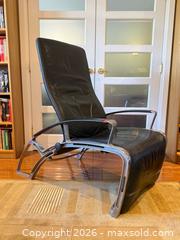 MaxSold Auction: Vintage 80’s Ferdinand Porsche Black Leather Reclining Lounge Chair  - East York (Ontario, Canada) PARTNER MANAGED Estate Sale Online Auction -  Forest Hill