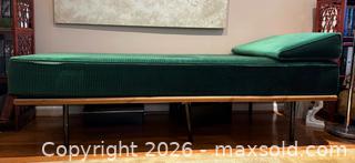 MaxSold Auction: Vintage MCM Style IKEA Emerald Green Daybed with Chrome Legs  - East York (Ontario, Canada) PARTNER MANAGED Estate Sale Online Auction -  Forest Hill
