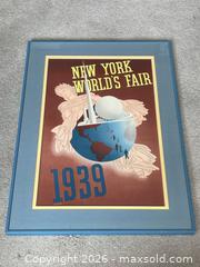 MaxSold Auction: Vintage Style 1939 New York World’s Fair Poster - East York (Ontario, Canada) PARTNER MANAGED Estate Sale Online Auction -  Forest Hill