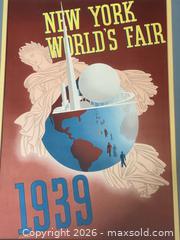 MaxSold Auction: Vintage Style 1939 New York World’s Fair Poster - East York (Ontario, Canada) PARTNER MANAGED Estate Sale Online Auction -  Forest Hill