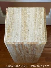 MaxSold Auction: Vintage Travertine Display Pedestal - East York (Ontario, Canada) PARTNER MANAGED Estate Sale Online Auction -  Forest Hill