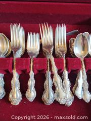 MaxSold Auction: Birks Regency Plate Flatware Set with Wooden Presentation Box A - Mississauga (Ontario, Canada) Moving Online Auction - Pond Street