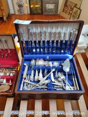 MaxSold Auction: Birks Silver-Plated Ornate Floral Flatware - Assorted Pieces A - Mississauga (Ontario, Canada) Moving Online Auction - Pond Street