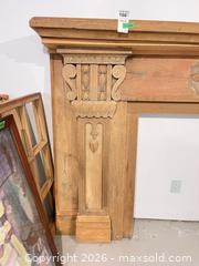 MaxSold Auction: Solid Wood Classical/Corinthian Mantel Surround D - Mississauga (Ontario, Canada) Moving Online Auction - Pond Street