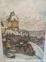 MaxSold Auction: "Quebec from the Citadel" by Nicholas Hornyansky (Hungarian-Canadian, 1896–1965) - Toronto (Ontario, Canada) SELLER MANAGED Downsizing Online Auction - Nipigon Avenue