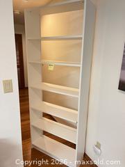 MaxSold Auction: White IKEA Billy Bookcase #1 - Gig Harbor (Washington, USA) SELLER MANAGED Downsizing Online Auction - 8th Street Northwest 