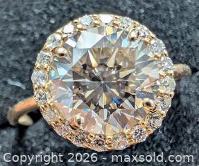 MaxSold Auction: 10k(1.7g), lab diamond (2.6+0.18ct)ring, size 6 - Toronto (Ontario, Canada) PARTNER MANAGED Downsizing Online Auction - Yonge Street