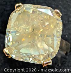 MaxSold Auction: 10k(4.65g), natural diamond (10.13ct)ring, size 7 - Toronto (Ontario, Canada) PARTNER MANAGED Downsizing Online Auction - Yonge Street