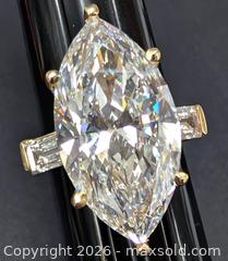 MaxSold Auction: 10k(7.1g), IGI lab diamond 12.05ct+0.7ct F VS2ring, size 5.75 - Toronto (Ontario, Canada) PARTNER MANAGED Downsizing Online Auction - Yonge Street
