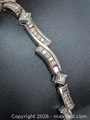 MaxSold Auction: 14k(13.63g), natural diamond (0.5ct)bracelet 7" - Toronto (Ontario, Canada) PARTNER MANAGED Downsizing Online Auction - Yonge Street