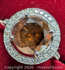 MaxSold Auction: 14k(3.69g), natural diamond (3ct), diamond (0.2ct)ring, size 6.5 - Toronto (Ontario, Canada) PARTNER MANAGED Downsizing Online Auction - Yonge Street