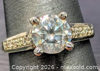 MaxSold Auction: 14k(4.02g), natural diamond (1.01+0.12ct)ring, size 6.5 - Toronto (Ontario, Canada) PARTNER MANAGED Downsizing Online Auction - Yonge Street