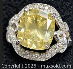 MaxSold Auction: 14k(4.1g), natural diamond (2.45ct), diamond (0.25ct)ring, size 7 - Toronto (Ontario, Canada) PARTNER MANAGED Downsizing Online Auction - Yonge Street