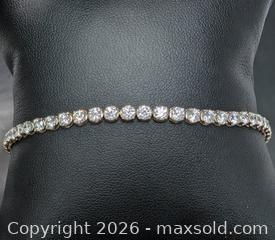 MaxSold Auction: 14k(4.87g), lab diamond (3.89ct)bracelet 7" - Toronto (Ontario, Canada) PARTNER MANAGED Downsizing Online Auction - Yonge Street