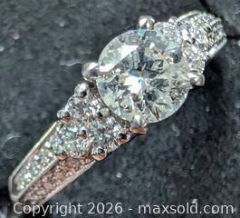 MaxSold Auction: 14k(4.9g), natural diamond (0.7+0.5ct)ring, size 6.5 - Toronto (Ontario, Canada) PARTNER MANAGED Downsizing Online Auction - Yonge Street