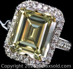 MaxSold Auction: 14K(8.4g), natural diamond 9ct ring, size 6 - Toronto (Ontario, Canada) PARTNER MANAGED Downsizing Online Auction - Yonge Street