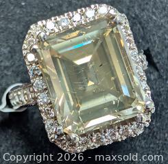 MaxSold Auction: 14K(8.4g), natural diamond 9ct ring, size 6 - Toronto (Ontario, Canada) PARTNER MANAGED Downsizing Online Auction - Yonge Street
