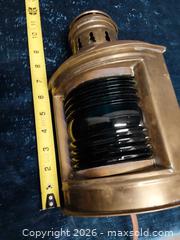 MaxSold Auction: Vintage brass nautical lamp - Fairfield (California, USA) SELLER MANAGED Downsizing Online Auction - Dobe Lane (STORAGE)