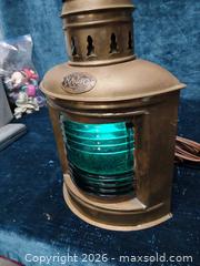 MaxSold Auction: Vintage brass nautical lamp - Fairfield (California, USA) SELLER MANAGED Downsizing Online Auction - Dobe Lane (STORAGE)