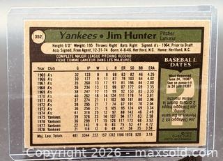 MaxSold Auction: 1979 O-Pee-Chee Jim "Catfish" Hunter Baseball Collectible Trading Card  - Newmarket (Ontario, Canada) PARTNER MANAGED Reseller Online Auction - Walter Avenue