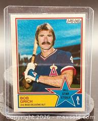 MaxSold Auction: 1983 O-Pee-Chee All-Star Bobby Grich Baseball Collectible Trading Card  - Newmarket (Ontario, Canada) PARTNER MANAGED Reseller Online Auction - Walter Avenue