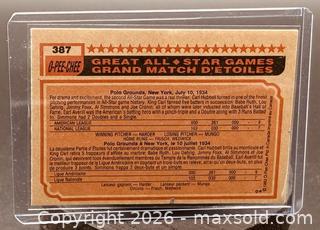 MaxSold Auction: 1983 O-Pee-Chee All-Star Bobby Grich Baseball Collectible Trading Card  - Newmarket (Ontario, Canada) PARTNER MANAGED Reseller Online Auction - Walter Avenue