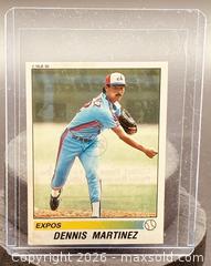 MaxSold Auction:  1991 Fleer Dennis Martinez Stricker Baseball Collectible Trading Card  - Newmarket (Ontario, Canada) PARTNER MANAGED Reseller Online Auction - Walter Avenue
