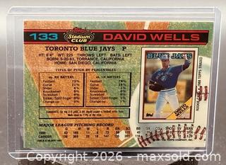 MaxSold Auction: 1991 Topps Stadium Club David Wells Baseball Collectible Trading Card  - Newmarket (Ontario, Canada) PARTNER MANAGED Reseller Online Auction - Walter Avenue