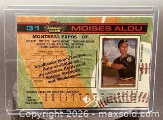 MaxSold Auction: 1991 Topps Stadium Club Moises Alou Baseball Collectible Trading Card  - Newmarket (Ontario, Canada) PARTNER MANAGED Reseller Online Auction - Walter Avenue