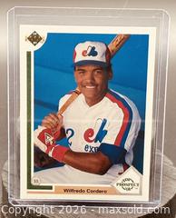 MaxSold Auction: 1991 Upper Deck Top Prospect Wil Cordero Baseball Collectible Trading Card  - Newmarket (Ontario, Canada) PARTNER MANAGED Reseller Online Auction - Walter Avenue
