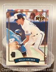MaxSold Auction: 1992 Donruss McDonald's MVP Series Kelly Gruber Baseball Collectible Trading Card  - Newmarket (Ontario, Canada) PARTNER MANAGED Reseller Online Auction - Walter Avenue