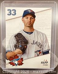 MaxSold Auction: 2017 J.A. Happ Toronto Blue Jays Baseball Collectible Trading Card  - Newmarket (Ontario, Canada) PARTNER MANAGED Reseller Online Auction - Walter Avenue