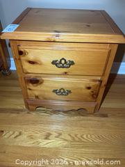 MaxSold Auction: Pine Night Stands B - Kingston (Ontario, Canada) SELLER MANAGED Downsizing Online Auction - Rankin Crescent