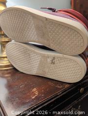 MaxSold Auction: Buscemi High-Top Sneakers Purple/coral/White Suede & Leather - Markham (Ontario, Canada) SELLER MANAGED Downsizing Online Auction -  Kings College Road